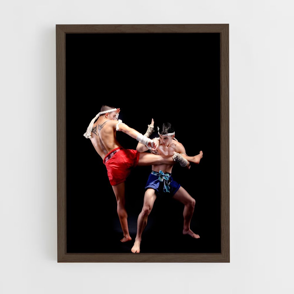 Poster Duel dans l'Obscurité – affiche Muay Thai (vue 5)